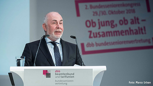 Ulrich Silberbach auf dem 2. Bundesseniorenkongress