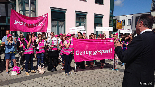 Warnstreik in Naunhof