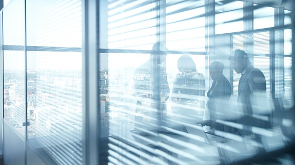 Besprechung im Büro