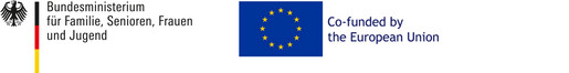 Logo BMFSFJ und EU