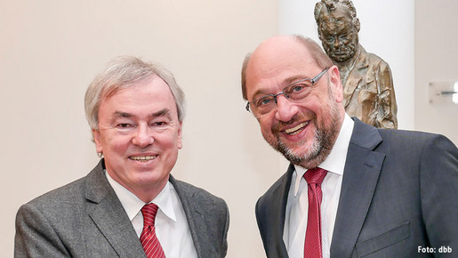 Klaus Dauderstädt und Martin Schulz