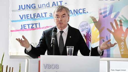 Klaus Dauderstädt beim VBOB Bundesvertretertag 2014 Klaus Dauderstädt beim VBOB Bundesvertretertag 2014