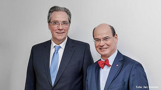 Hans-Ulrich Benra (rechts) und Paul Johannes Fietz