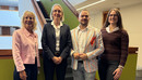 Das Gruppenfoto zeigt dbb-Juristin Alexia Tepke, Ministerialdirektorin Katrin Walter, dbb jugend-Chef Matthäus Fandrejewski und Viktoria Matzen, Referentin bei der dbb jugend.