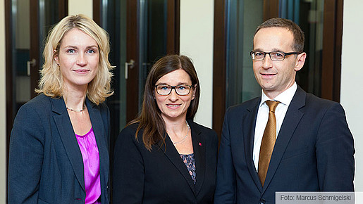 Manuela Schwesig, Astrid Hollmann, Heiko Maas