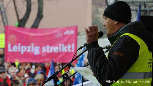 Warnstreik Leipzig