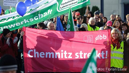 Warnstreik Chemnitz