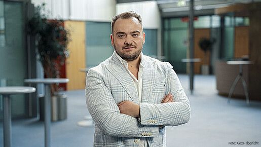 Das Foto zeigt Matthäus Fandrejewski, Chef der dbb jugend