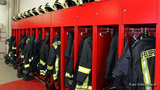 Spints in einer Feuerwehrwache (Symbolbild)