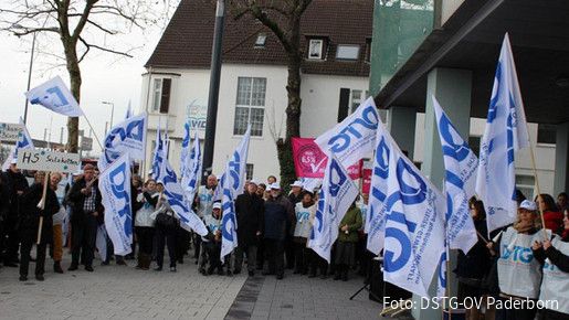 Kundgebung in Paderborn