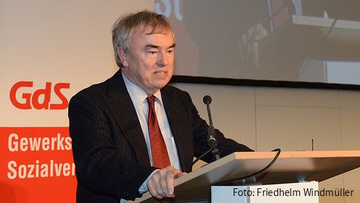 Klaus Dauderstädt beim Gewerkschaftstag der GdS Klaus Dauderstädt beim Gewerkschaftstag der GdS