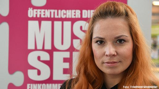 Karoline Herrmann Karoline Herrmann, Vorsitzende der dbb jugend