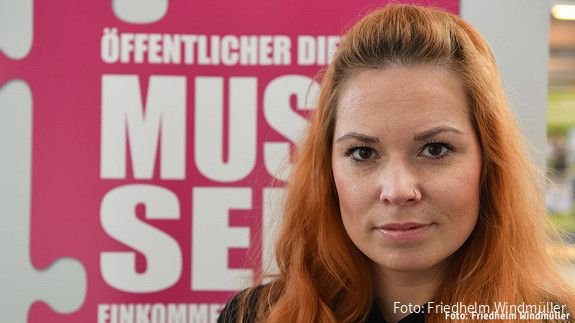 Karoline Herrmann Karoline Herrmann, Vorsitzende der dbb jugend