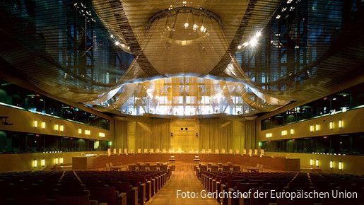 Großer Sitzungssaal des Europäischen Gerichtshofes Großer Sitzungssaal des Europäischen Gerichtshofes
