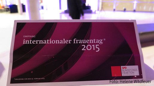 SPD-Fraktion feiert den Internationalen Frauentag SPD-Fraktion feiert den Internationalen Frauentag