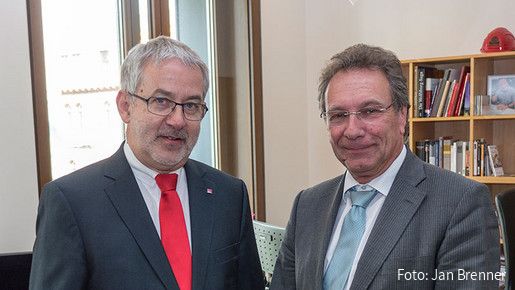 Willi Russ und Klaus Ernst