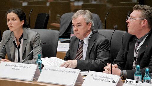 Klaus Dauderstädt bei der Anhörung zum GKV Finanzstrukturgesetz