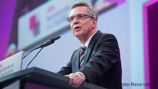 dbb Jahrestagung 2016, Bundesinnenminister Thomas de Maiziere dbb Jahrestagung 2016, Bundesinnenminister Thomas de Maiziere