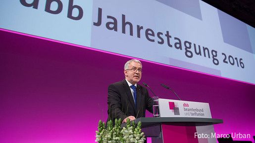 Willi Russ auf der dbb Jahrestagung 2016 Willi Russ auf der dbb Jahrestagung 2016