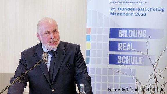 Ulrich Silberbach beim VDR Bundesrealschultag