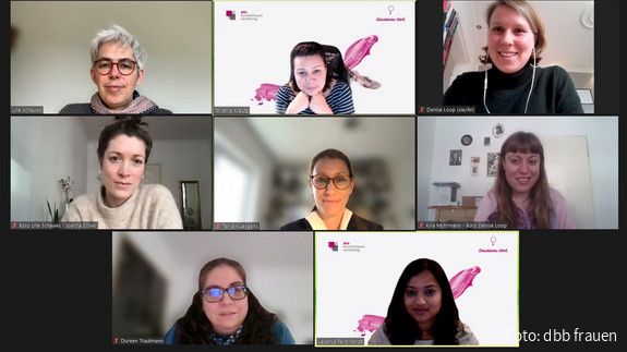 dbb frauen im Gespräch mit Abgeordneten der Grünen-Bundestagsfraktion