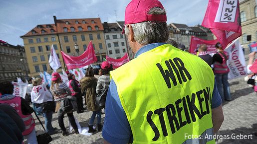 Protest in München