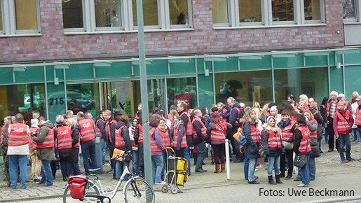 Warnstreik am 18. März 2014 in Bochum Warnstreik am 18. März 2014 in Bochum