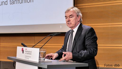 dbb Bundesvorsitzender Klaus Dauderstädt dbb Bundesvorsitzender Klaus Dauderstädt